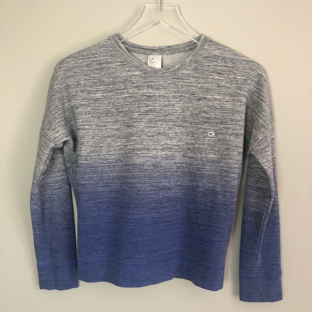 Gap Fit Blue Ombré Sweater - Youth Large